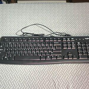 Logitech Wired Keyboard - Black